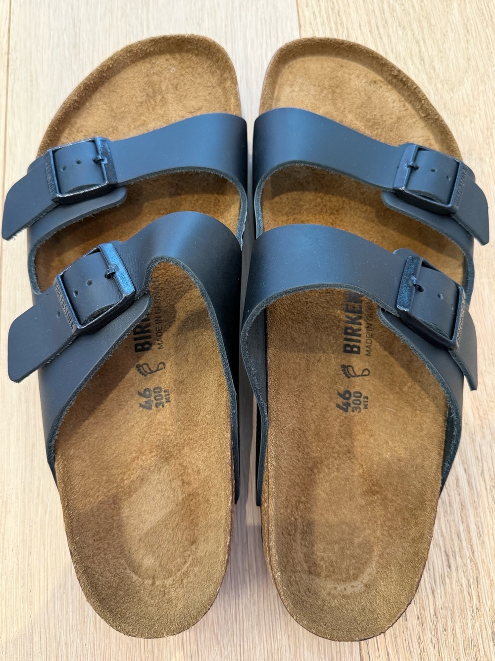 Birkenstock Arizona Sandals Black Size EU 46 / US Men’s 13 New No Box